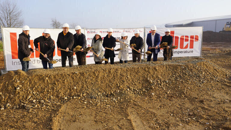 Ground-breaking Ceremony Marks Start of Huber Expansion